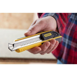 Cutter 25 mm Fatmax Stanley avec casse-lames intégré