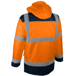 Parka haute visibilite Orange 280g 4x1