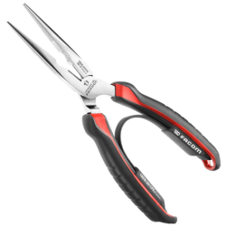 Pince demi ronde becs longs droits 200mm 185A.20CPE