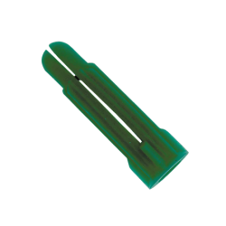 Cheville polypropylène PC - 10 x 53 mm - boîte de 100 - gris