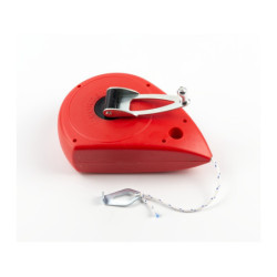 Cordeau cordex rouge 30m fil 1mm tresse