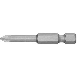 Embout de vissage 1/4 standard PZ2 50 mm