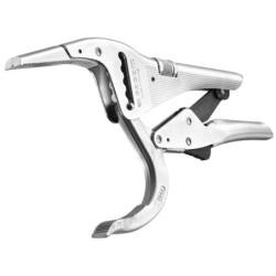 Pince-étaux de grande capacité jusqu'à 135mm chromé longueur 274mm