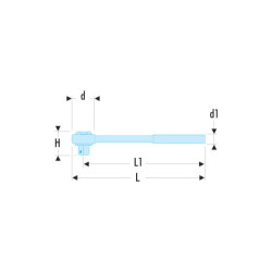 Cliquet 1/2 original Facom - S.151B