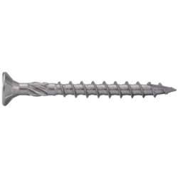 Vis pour bois tendre tête fraisée six lobes inox A2 filetage partiel