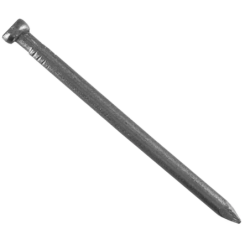 Pointe tête plate acier brut