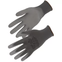 Gant PU support polyester sans couture