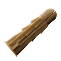 Cheville plastique universelle arpon pour matériaux creux