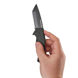 Couteau hardline lame crantée