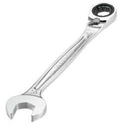 Clé mixte à cliquet ultra grip antiripage inclinaison 15°
