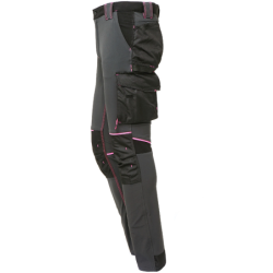 Pantalon Tom grey fuscia