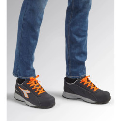 Chaussure de sécurité Glove MDS S3 HRO SRC Low Dark Navy/Orange Fluo