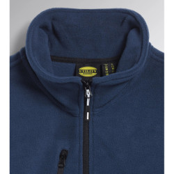 Sweatshirt Pile FZ blue Dark Denim