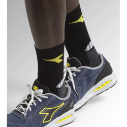 Chaussette cotton summer socks black/dark gull grey