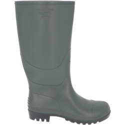 Botte de travail PVC verte sans sécurité semelle PVC
