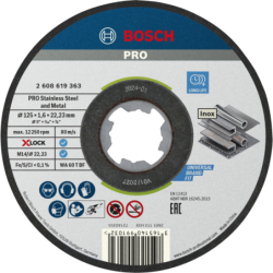 Disque X-LOCK pour l'Inox Standard for moyeu plat