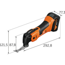 Machine Oscillante Fein MultiMaster sans fil AMM 700 Max Select sans Batterie ni Chargeur