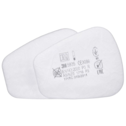 Filtre anti poussière utilisation combinée P3 - le sachet de 2