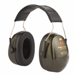 Casque antibruit peltor optime II vert - serre-tête snr 31 - h52001