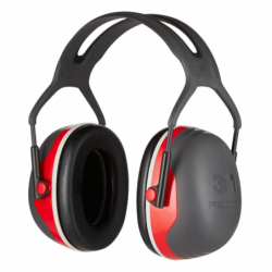 Casque antibruit peltor x3 rouge - l’unité