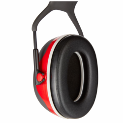 Casque antibruit peltor x3 rouge - l’unité