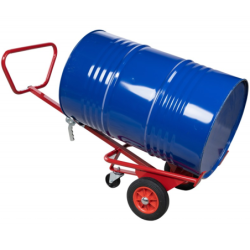 Diable à fut universel pour fut 220 l - 2 roues caoutchouc 250 mm