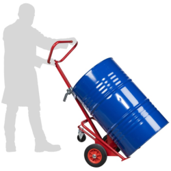 Diable à fut universel pour fut 220 l - 2 roues caoutchouc 250 mm