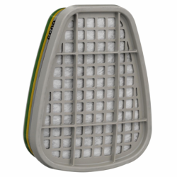 Filtre antigaz abek1 vapeurs organiques gaz ammoniac - le sachet de 2