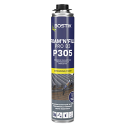 Mousse polyuréthane Pistolable P305 FOAM'N'FILL B3 750 ML