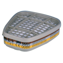 Filtre antigaz abe1 vapeurs organiques gaz acide bte 8 - k6057 - la paire