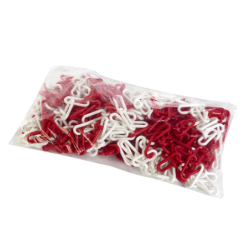 Chaine de signalisation Rouge/blanc - Diamètre 8 mm - 1185081