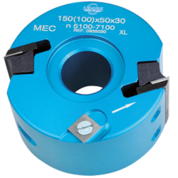 Porte outil profiler/feuillurer D100 AL30 HT50 Z2+V2