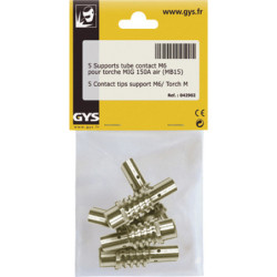 Support tube contact torche mig refroidie par air