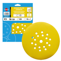 Disque abrasif velcro 6 trous + 1 central pour girafe