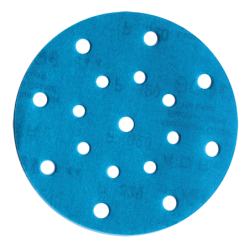 Disque abrasif velcro 9 trous anti-encrassant