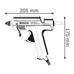 Pistolet à colle thermofusible GKP 200 CE