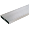 Règle maçon aluminium 1 voile 2 alvéoles avec embouts plastiques 100x18mm longueur 3m