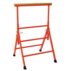 Tréteau pliant métal poutre bois 80cm - tréteau vendu à la pièce