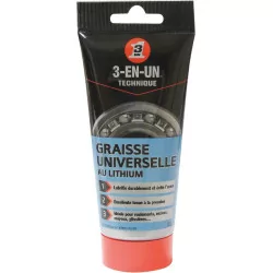 Tube graisse universelle 3 en 1 lithium tube 150g 10011