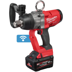 Boulonneuse à chocs FUEL Carré 1'',18V, Bluetooth, 18V 8,0Ah
