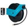 Enrouleur carter ouvert 20m automatique + support orientable