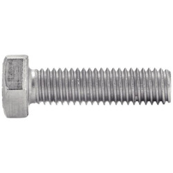 Vis à métaux tête hexagonale Inox A2 DIN 933 filetage total