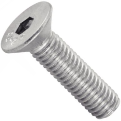 Vis à métaux tête fraisée six pans creux Inox A2 DIN 7991 ISO 10642 M8x30 - boîte de100