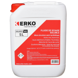 Huile de coupe fluide de sciage soluble bidon 5 litres