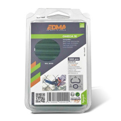 Agrafes omega 16 verte boite de 1250