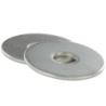 Rondelle plate extra large en acier zingué NF E25-513