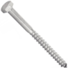 Vis à bois tête hexagonale tirefond inox A2 DIN 571 M10X60 - boîte de 50