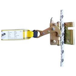 Antichute mobile sur corde diam 12mm lg 10m avec absorbeur