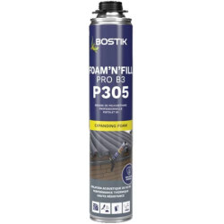 Mousse polyuréthane Pistolable P305 FOAM'N'FILL B3 750 ML