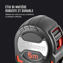 Mètre mesure à ruban avec corps ABS classe 2